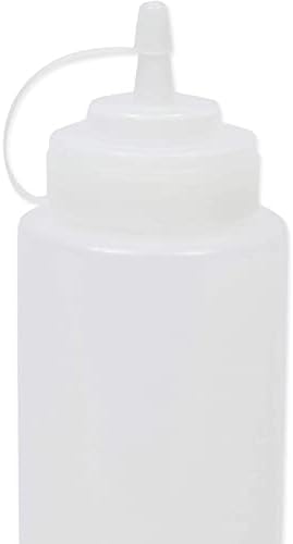 Juvale Plastic Squeeze Bottles 32 oz 6-Pack - Durable Perfect for Kitchen Essentials