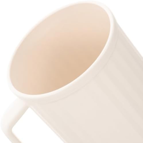 Durable Unbreakable Plastic Toothbrush Holder for Travel Bathroom Use White