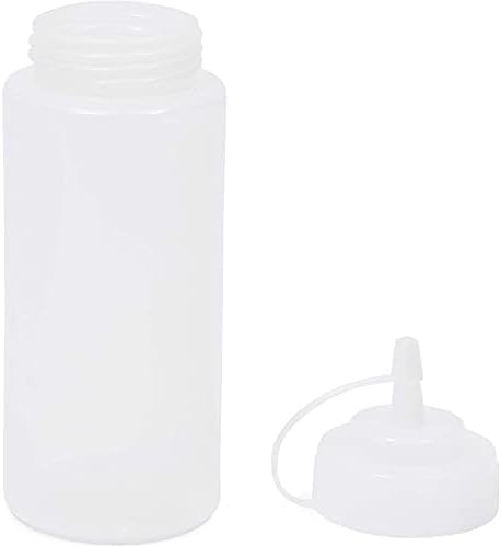 Juvale Plastic Condiment Squeeze Bottles Durable Kitchen Essential 16 oz 6 Pack
