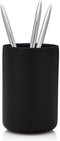 Essentra Matte Black Tumbler with Compact Holder