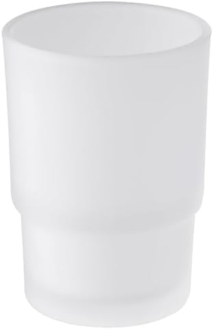 Angle Simple Frosted Glass Tumbler for Toothbrush Toothpaste