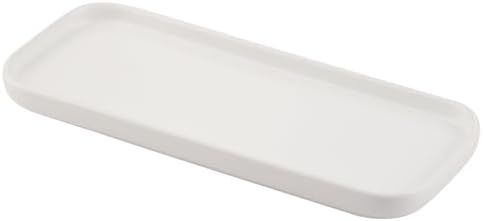 Premium White Ceramic Tray for Kitchen Bathroom Use