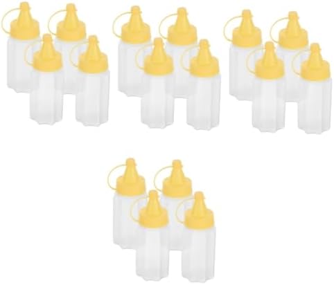 TIDTALEO 16 Pcs Mini Condiment Squeeze Bottles Set