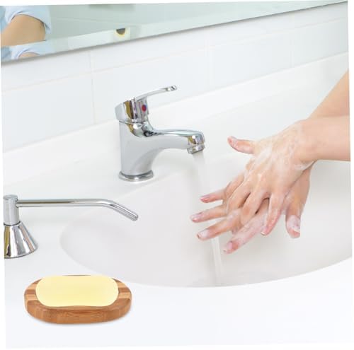 Zebra Wooden Soap Dish Solid Handcrafted bath Kitchen Accessory