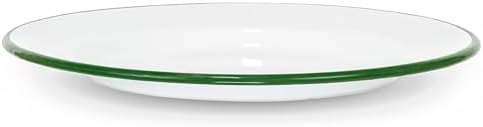 Bring Home a Set of 4 Rustic Metal Dinner Plates for Family Get-together