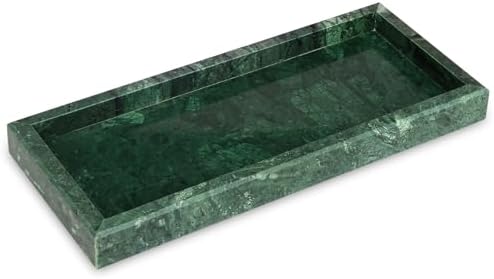HESHIBI Marble Vanity Tray with Green Color