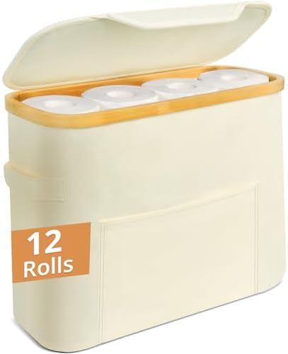 Lochan Toiletpaper Storage System 9-12 Rolls lid extra pocket