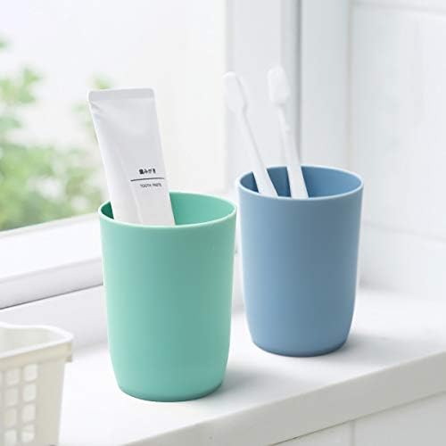 AstraLoom Stackable Toothbrush Cups Set