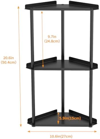 Sturdy 3-Tier bathroom counter organizer perfect for organizing skincare products in the bathroom or anywhere else