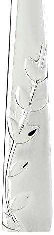 Cambridge Silversmiths Blossom Flatware Set Service for 4 Stainless Steel 20 Count Brushed Finish