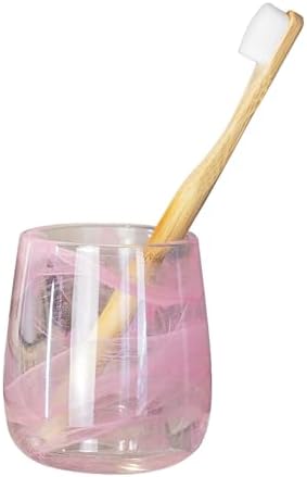 Bathroom Accessories Pink Glass Tumbler