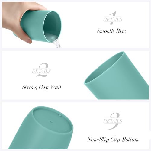 AstraLoom Stackable Toothbrush Cups Set