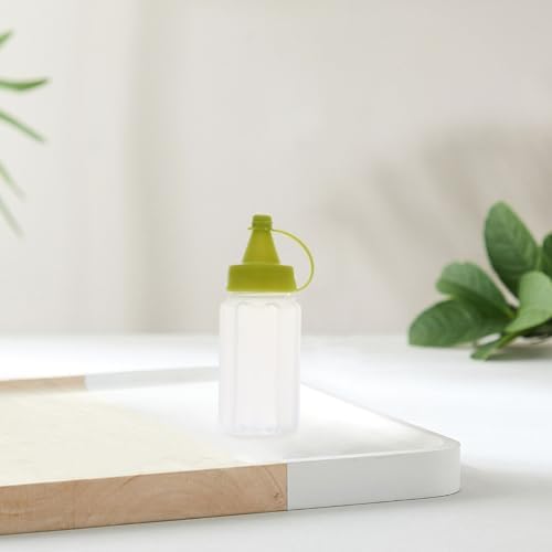 VOSAREA 4-Piece Squeeze Bottle Set for Ketchup Honey and More