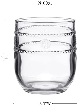 Juliska Isabella Acrylic Tumbler Clear