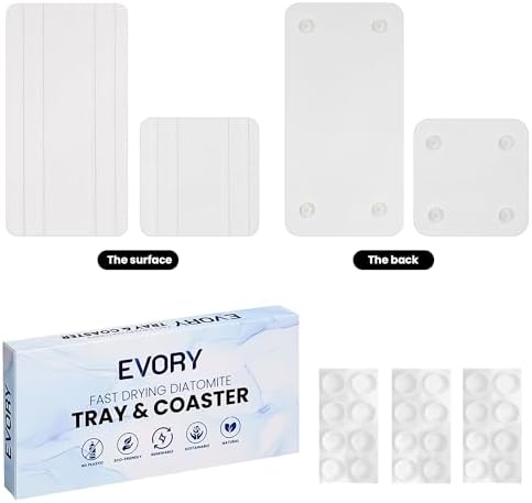 Fast Drying Diatomite Absorbent Kitchen Bathroom Tray