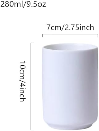 Minimalist Japanese-Style Handleless Ceramic Mug