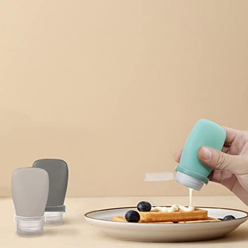 4-Piece Squeeze Salad Dressing Bottles for Travel