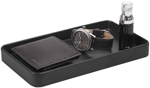 Sturdy Matte Black Vanity Organizer