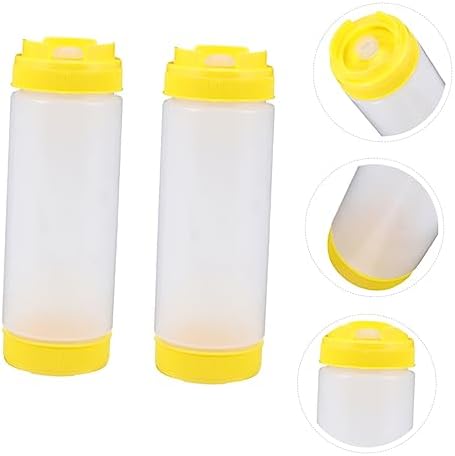 Luxshiny 2-Piece Double-Headed Squeeze Bottles Set