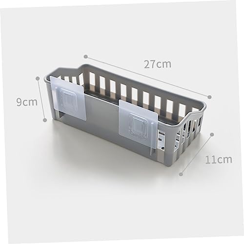 ABOOFAN Toilet Paper Organizer with Suction Cup Wall Mount Durable Odor-Free Storage for Home Kitchen