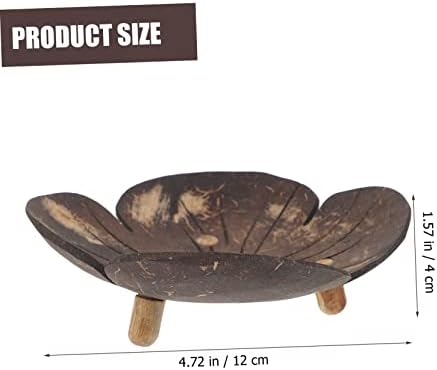 Coconut Shell Petal-Style Soap Dish for Bathroom Kitchen
