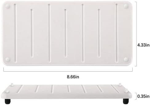 2PCS Water Absorbing Mat for Bathroom Kitchen Organization