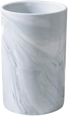 Kelake Ceramic Tumbler Cup Gray Marble Bathroom Holder
