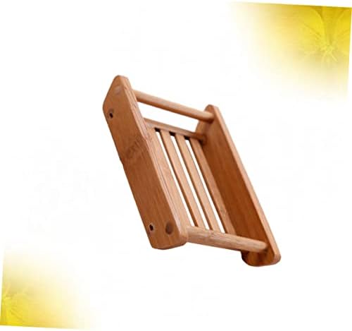 MAGICLULU 1Pc Creative Retro Wooden Soap Dish for Bath
