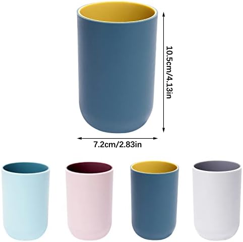 Discover the Yeulluey 4-Piece Bathroom Cups Set - Stylish Durable and Perfect for Daily Use