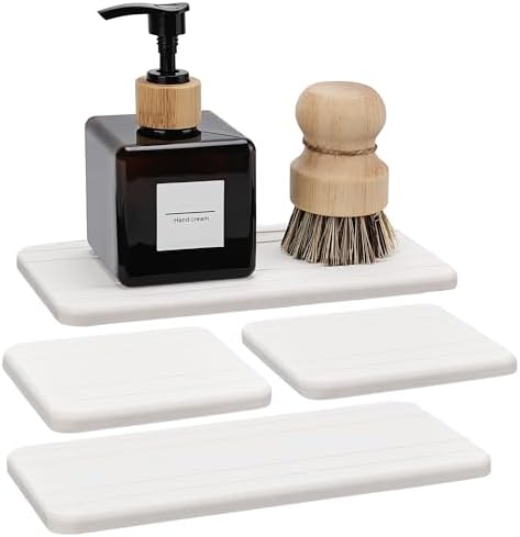 Fast Drying Diatomite Absorbent Kitchen Bathroom Tray