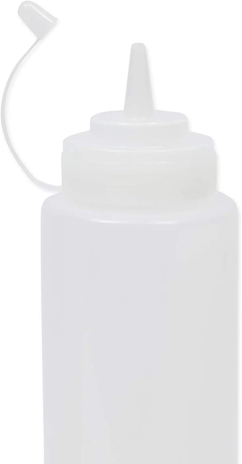 Juvale Plastic Squeeze Bottles 32 oz 6-Pack - Durable Perfect for Kitchen Essentials