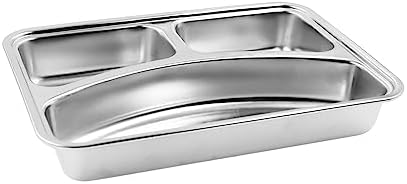Durable 304 Stainless Steel Divided Plates for Every Day