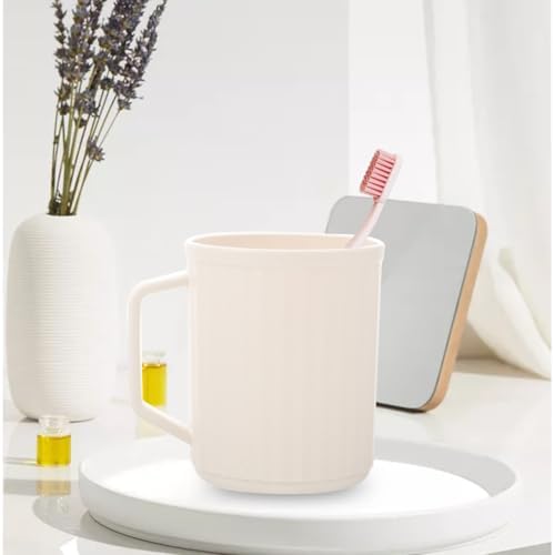 Durable Unbreakable Plastic Toothbrush Holder for Travel Bathroom Use White