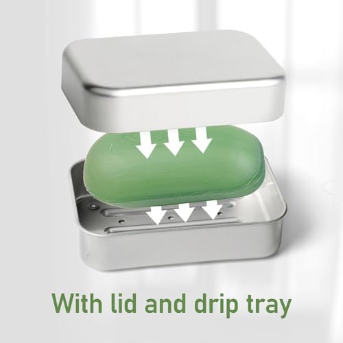 Affordable Aluminum Travel Soap Container with Lid for moist_response