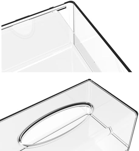 Clear 2-Pack Tissue Dispenser Boxes