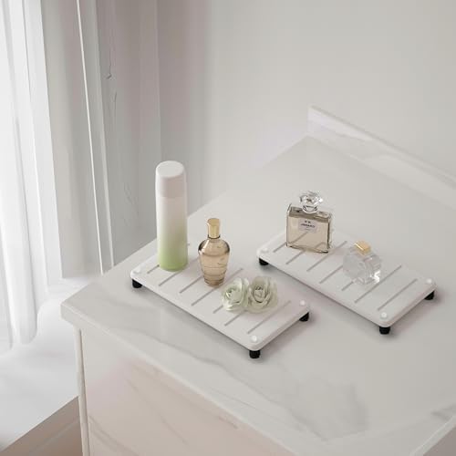 2PCS Water Absorbing Mat for Bathroom Kitchen Organization