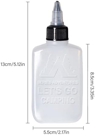 Small Squeeze Bottles Tote Travel Oil Jar 100ml for Camping Kitchen Cooking