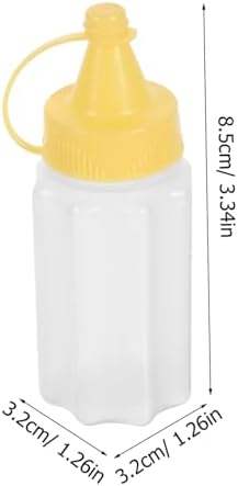 12-Piece Set of Mini Squeeze Bottles compact and practical condiment containers for salads dressings and more