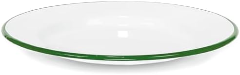 Bring Home a Set of 4 Rustic Metal Dinner Plates for Family Get-together