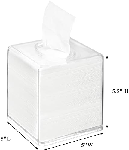 2-pack Yopay Acrylic Tissue Dispenser Box