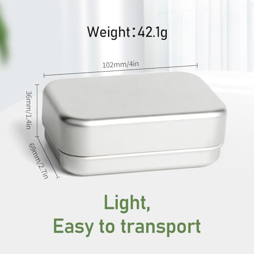 Affordable Aluminum Travel Soap Container with Lid for moist_response