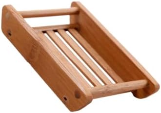 MAGICLULU 1Pc Creative Retro Wooden Soap Dish for Bath
