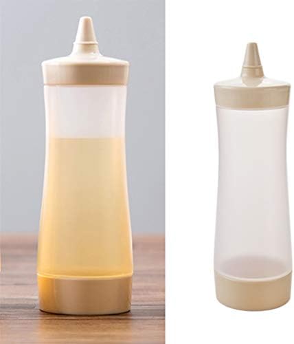 Value Set of 3 Condiment Squeeze Bottles Perfect for Reach for Your Spoons - Easy Squeeze No Leaks Preserve Color