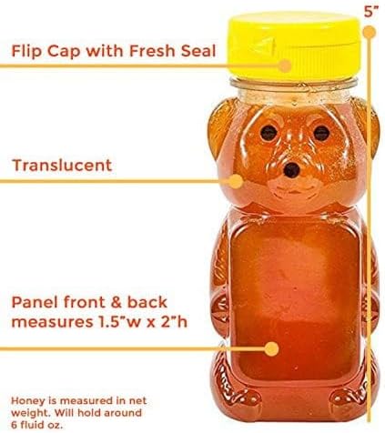 Honey Bottle Squeeze Jar Unique Design for Storage and Dispensing