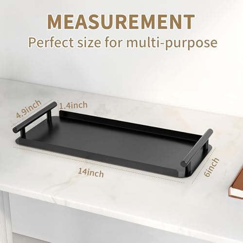 Sturdy Metal Toilet Paper Tank Organizer with Handles Durable Storage Solution for Home Kitchen