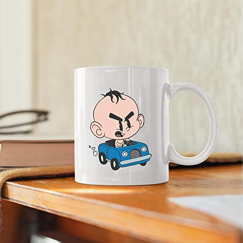 Proudteam Angry Baby Car Coffee Mug 11oz 15oz