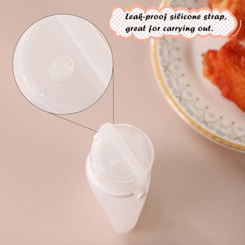RAMFIYN 6-Pack TinyCondiment Squeeze Bottles The Perfect Travel Solution