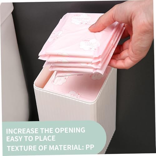 Space-Saving Wall-Mountedsanitary Pads and Toilet Paper Organizer