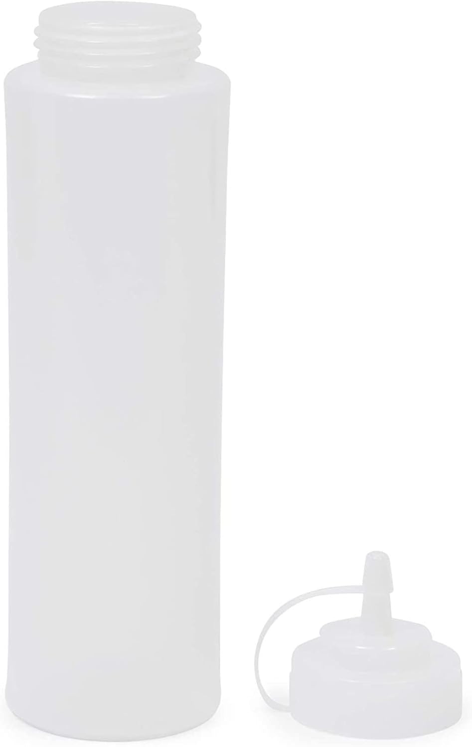 Juvale Plastic Squeeze Bottles 32 oz 6-Pack - Durable Perfect for Kitchen Essentials