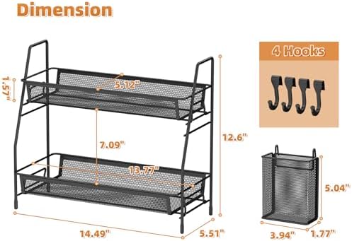 VITVITI 2-Tier Bathroom Organizer